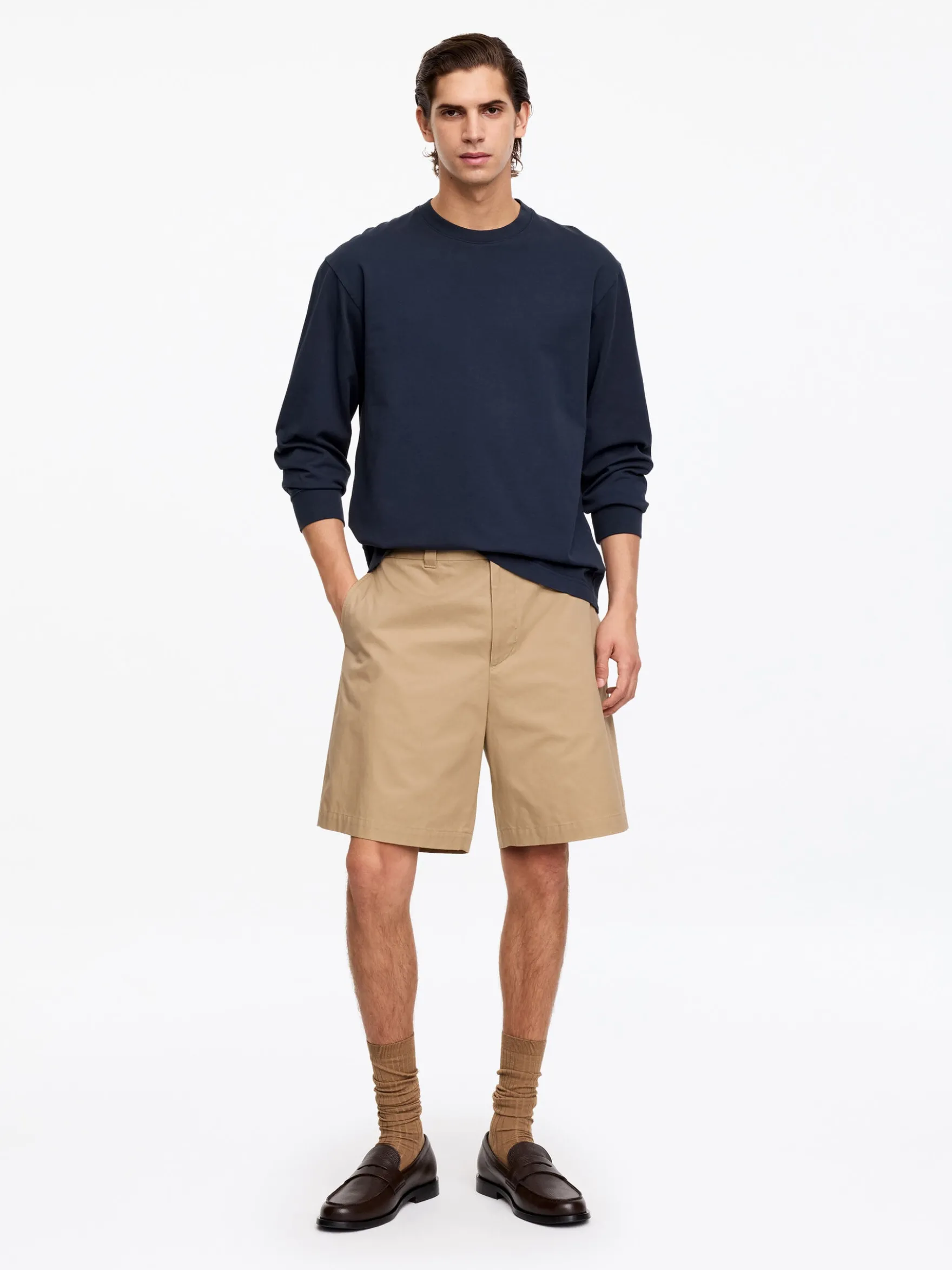 Lockere Twillshorts