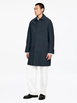 Lockerer Car Coat aus Baumwolle