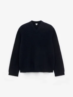 Lockerer Pullover aus Alpakawollmischung