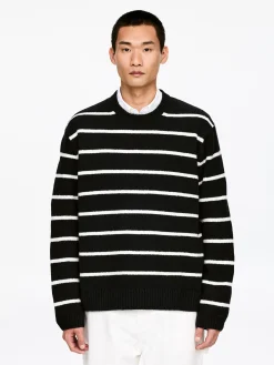 Lockerer Pullover aus Baumwollmischgewebe