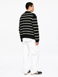 Lockerer Pullover aus Baumwollmischgewebe