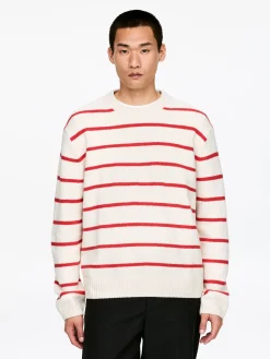 Lockerer Pullover aus Baumwollmischgewebe