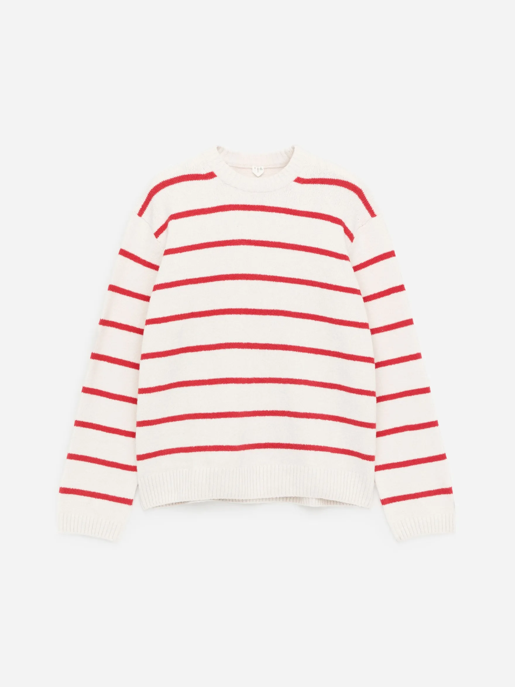 Lockerer Pullover aus Baumwollmischgewebe