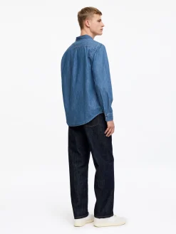 Lockeres Jeanshemd