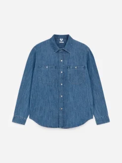 Lockeres Jeanshemd