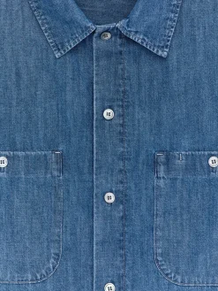 Lockeres Jeanshemd
