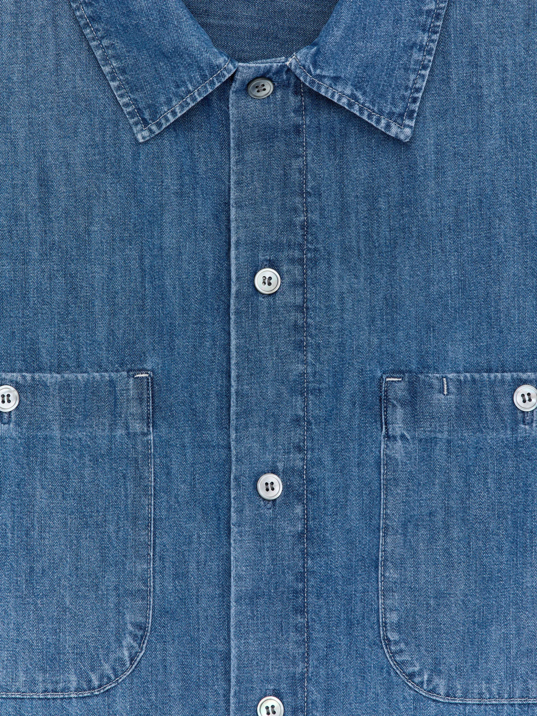Lockeres Jeanshemd