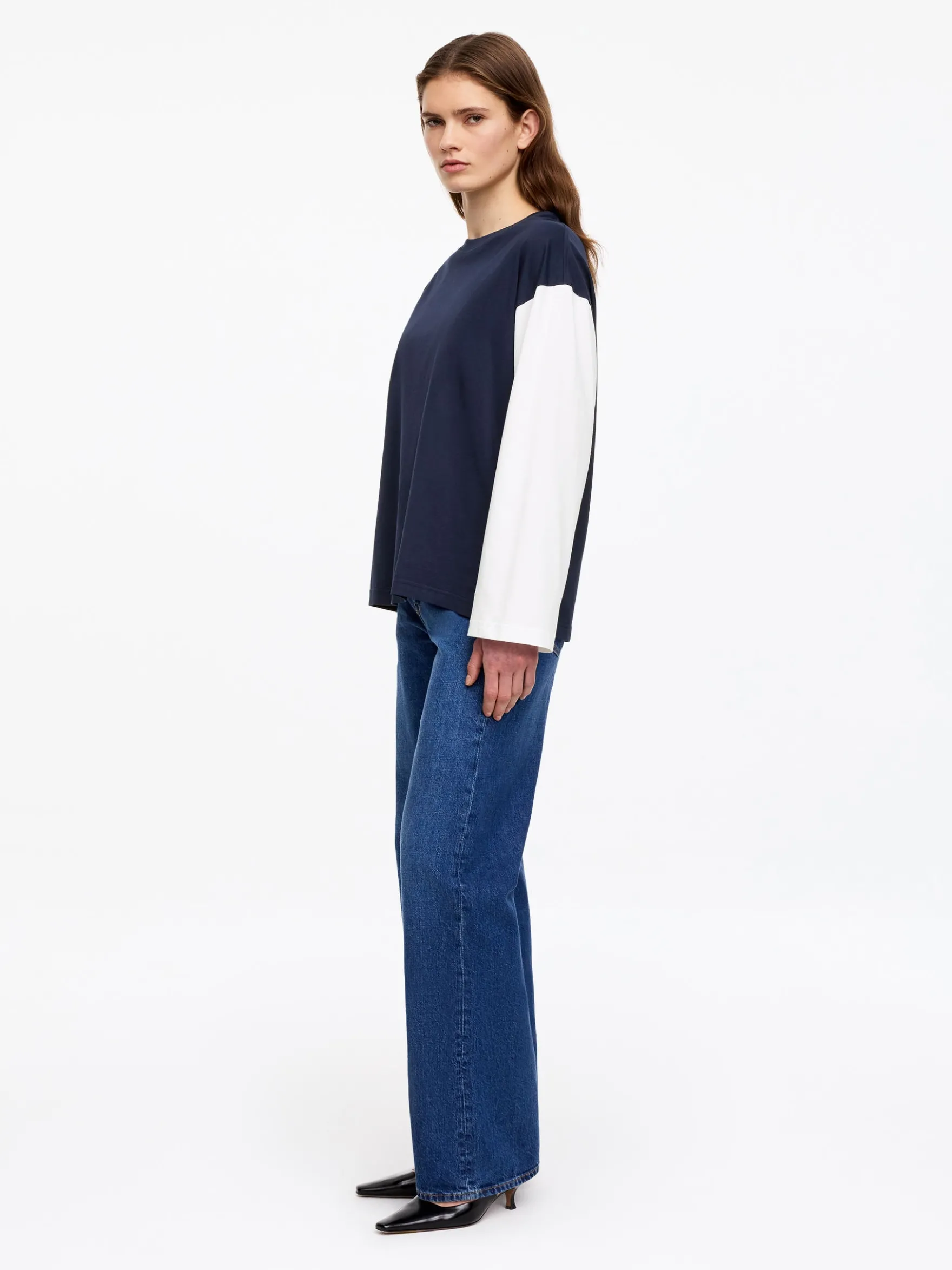 Lockeres Langarmshirt