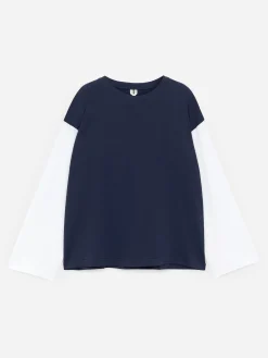 Lockeres Langarmshirt