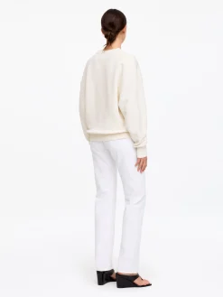 Lockeres Sweatshirt aus Frottee