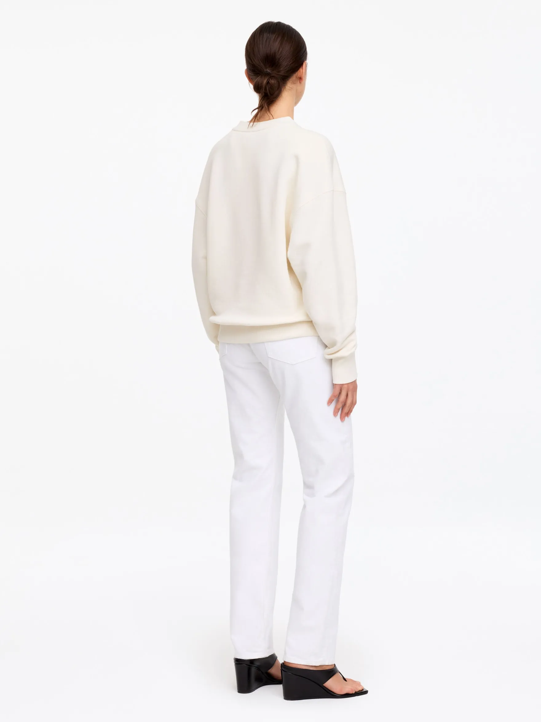Lockeres Sweatshirt aus Frottee