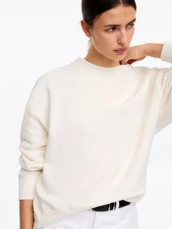 Lockeres Sweatshirt aus Frottee