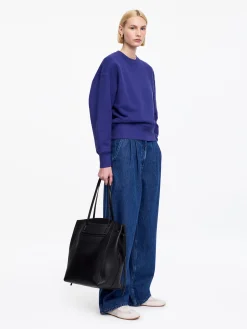 Lockeres Sweatshirt aus Frottee