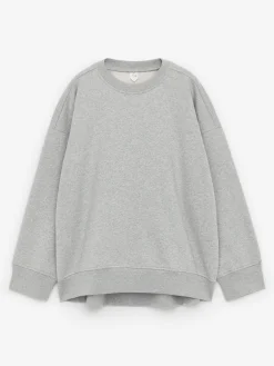 Lockeres Sweatshirt aus Frottee