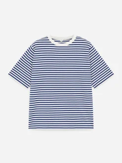Lockeres T-Shirt aus Baumwolle