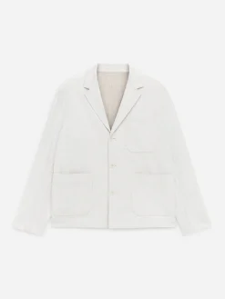 Lässiger Blazer aus Baumwolle und Leinen
