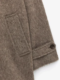 Mantel aus Wolle und Alpakawolle