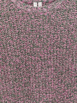 Marmorierter Strickpullover aus Wolle