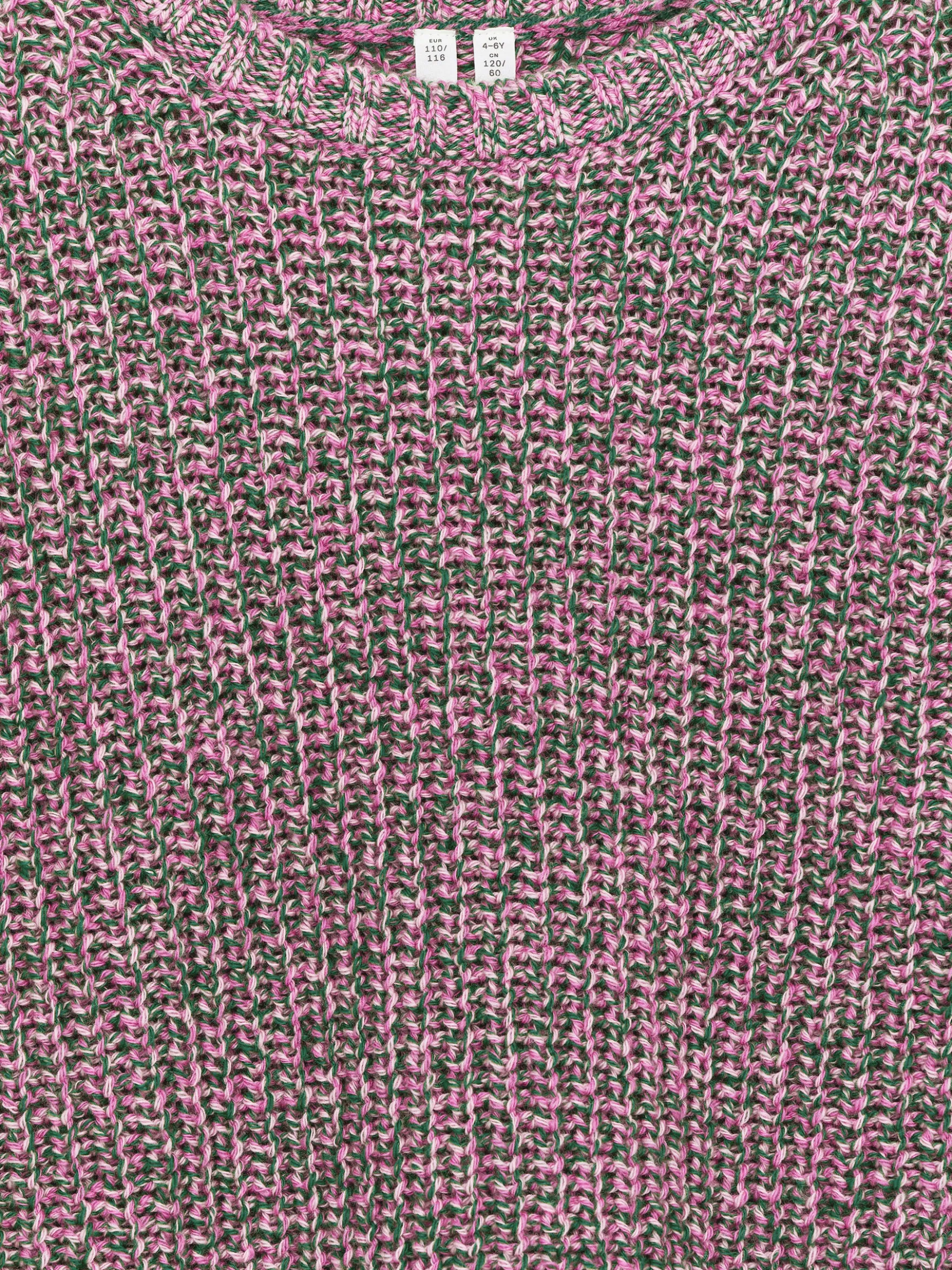 Marmorierter Strickpullover aus Wolle
