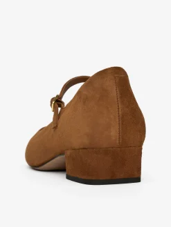 Mary Jane aus Veloursleder