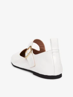 Mary-Jane-Ballerina aus Leder