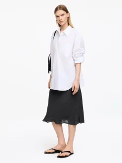 Midirock aus Chiffon