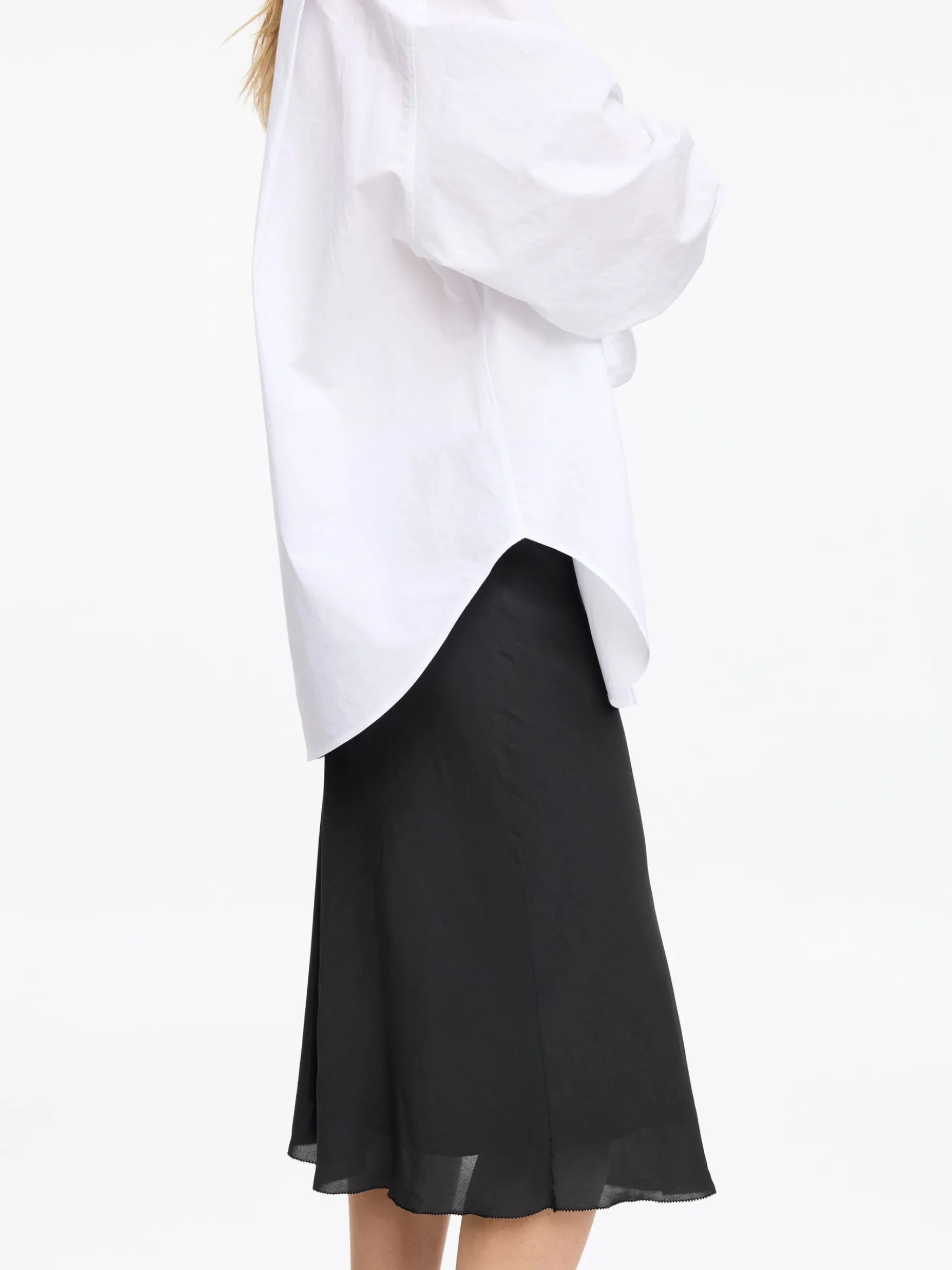 Midirock aus Chiffon