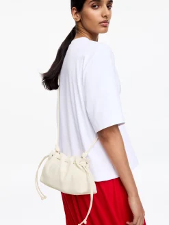 Mini-Pouch aus Spaltvelours
