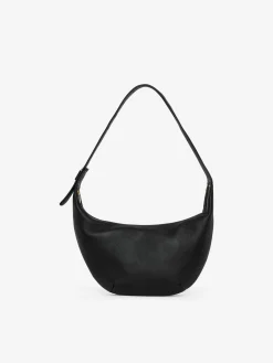 Mittelgroße, geschwungene Schultertasche