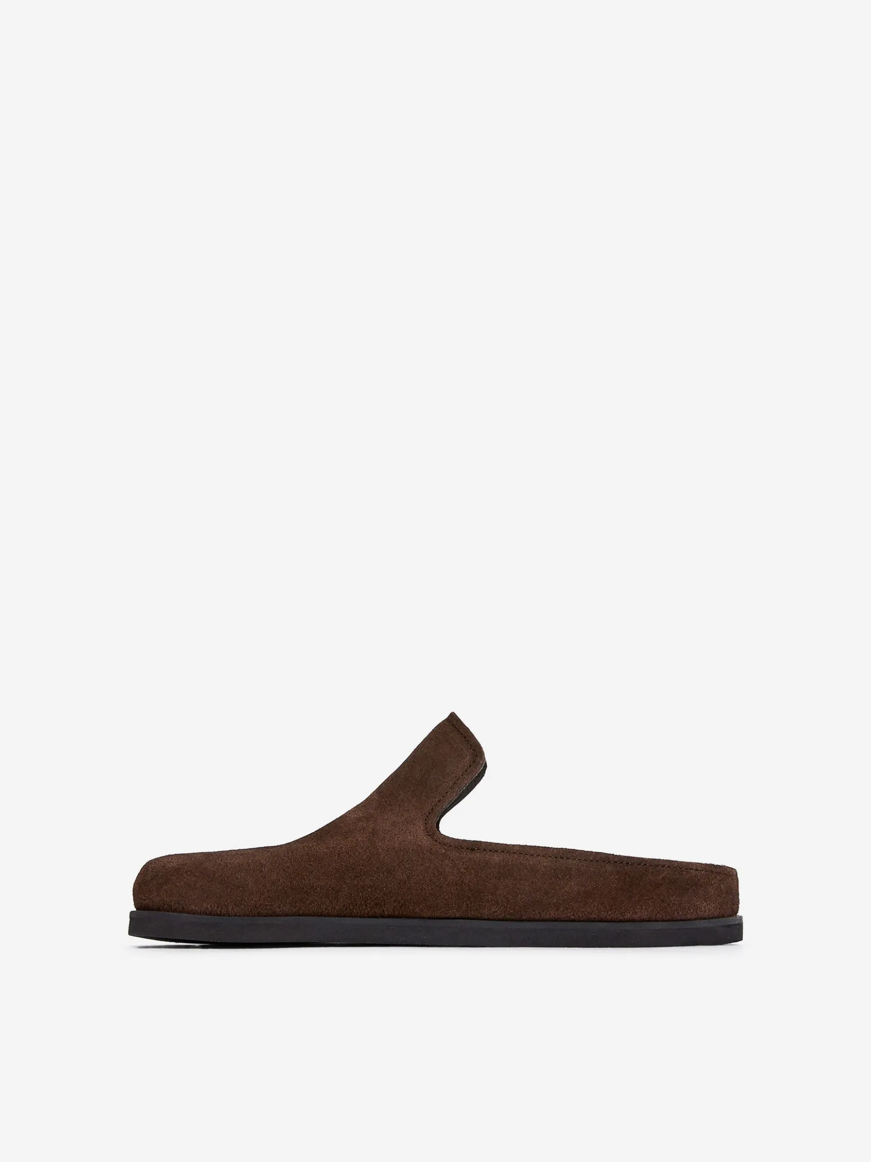 Mule aus Spaltvelours