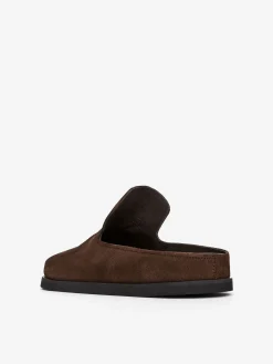 Mule aus Spaltvelours