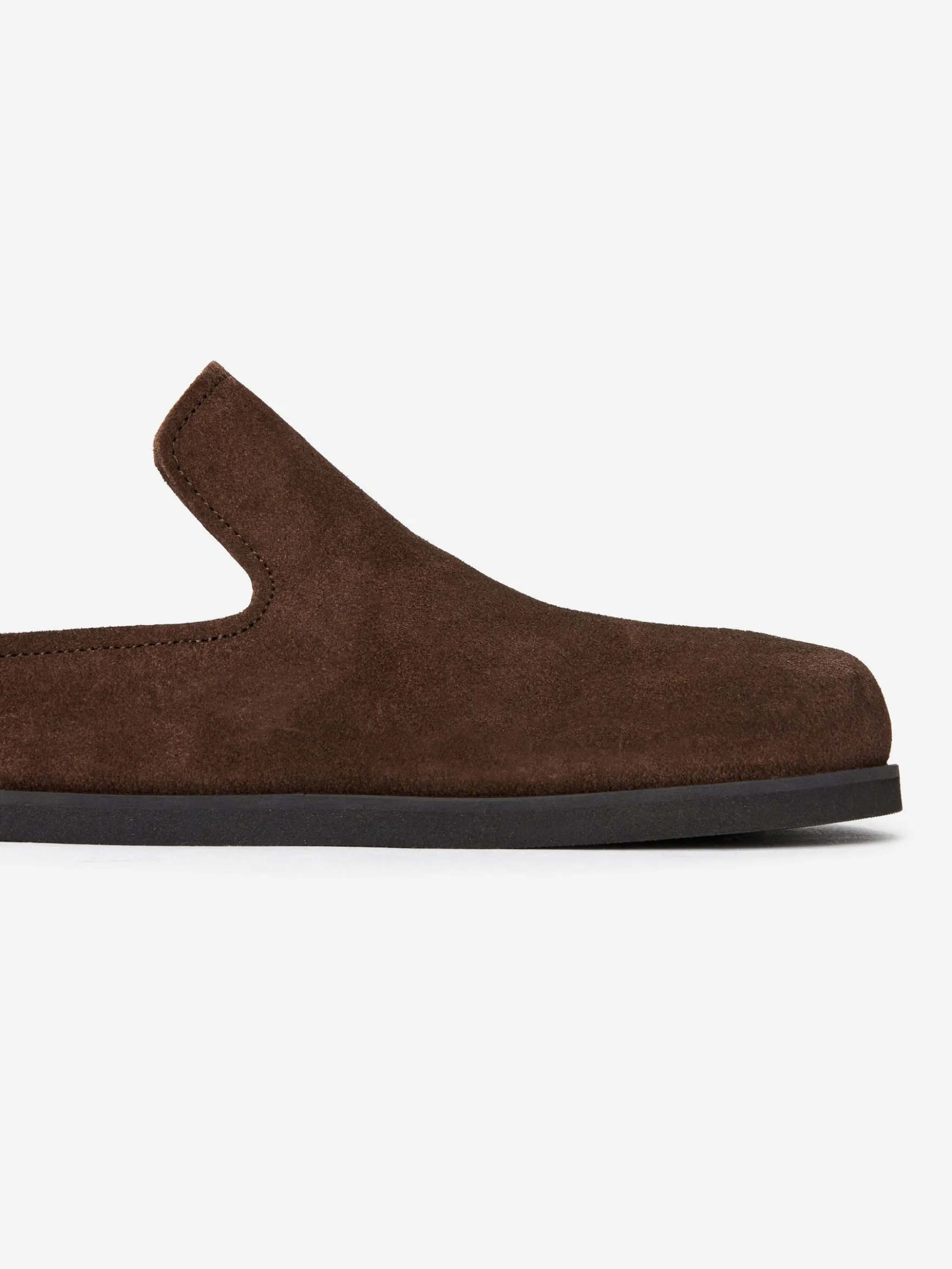 Mule aus Spaltvelours