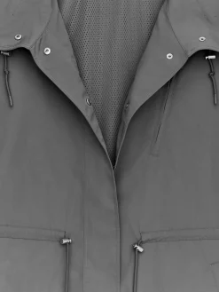 Nylonjacke mit hohem Kragen
