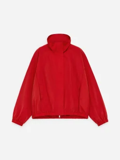 Nylonjacke mit Stehkragen