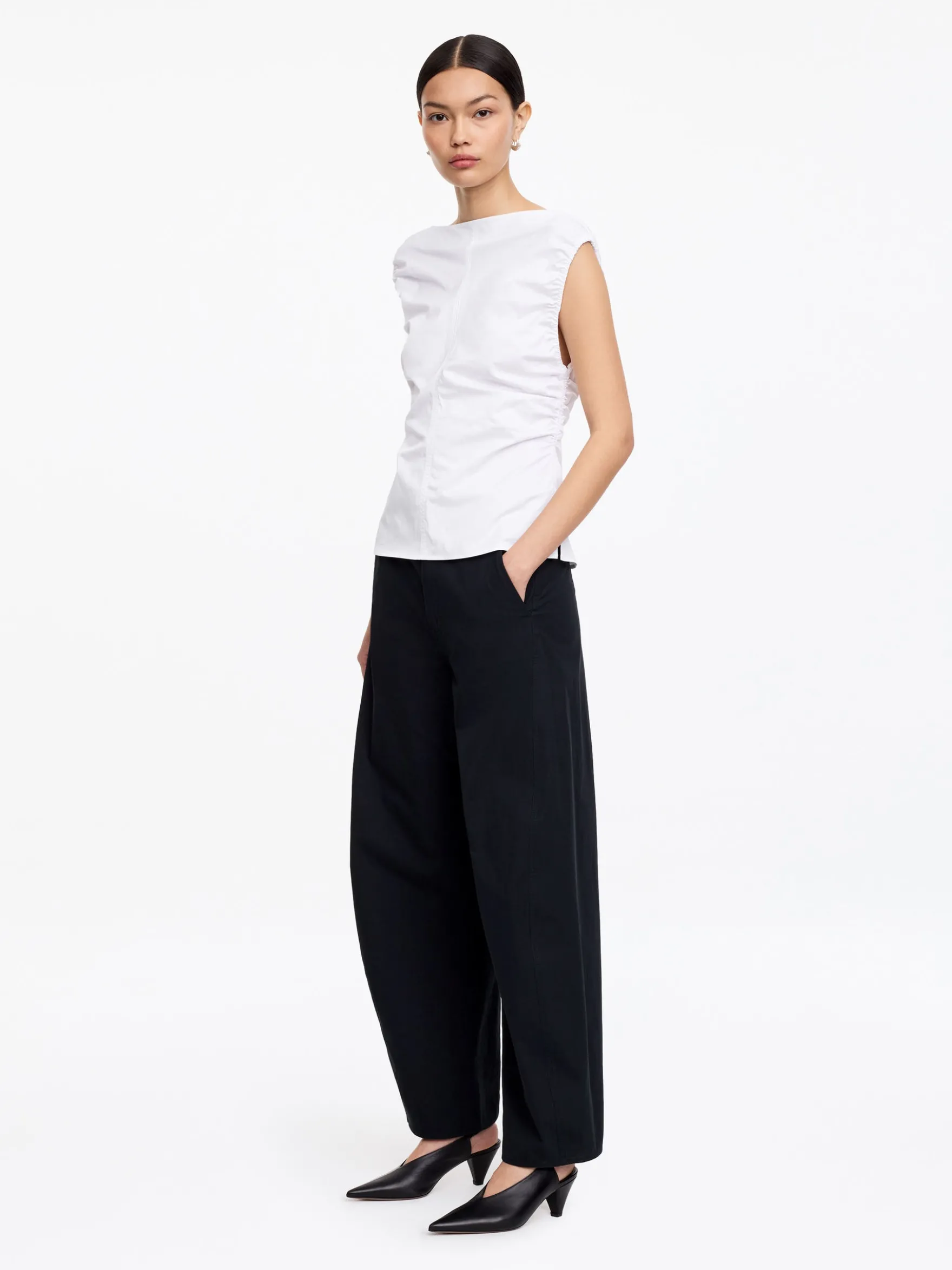 Oberteil mit U-Boot-Ausschnitt