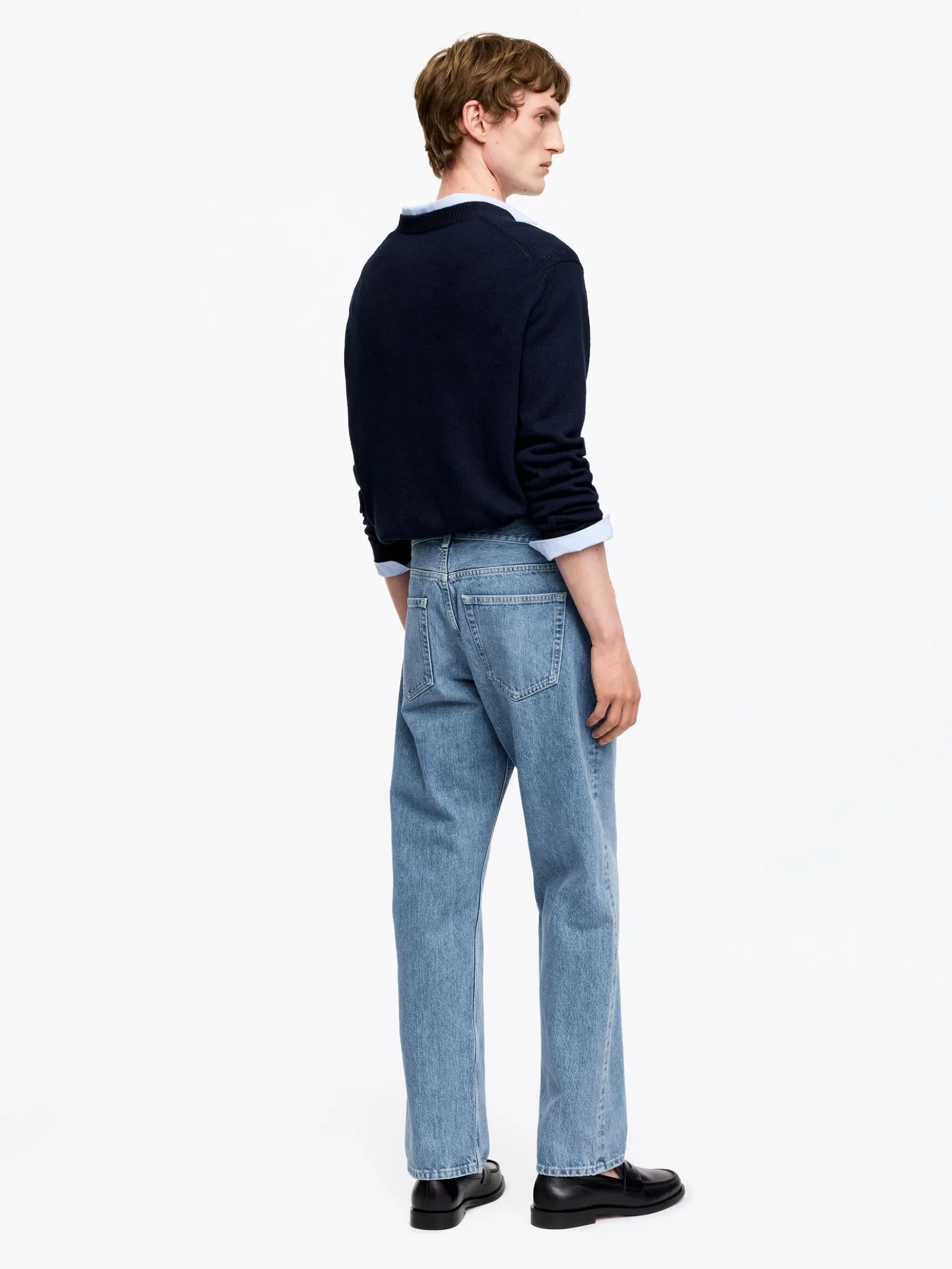OCEAN Loose Straight Jeans