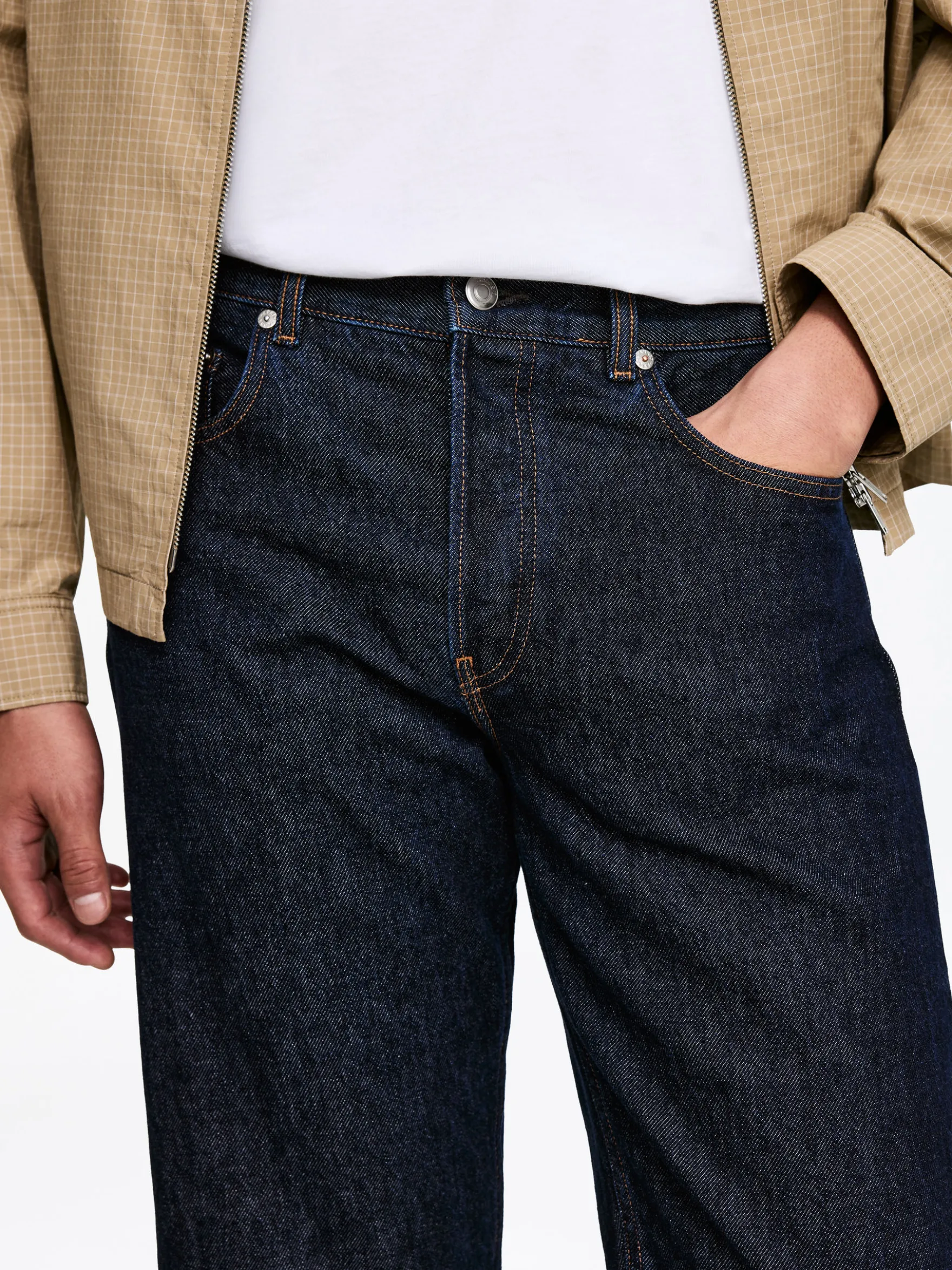 OCEAN Loose Straight Jeans