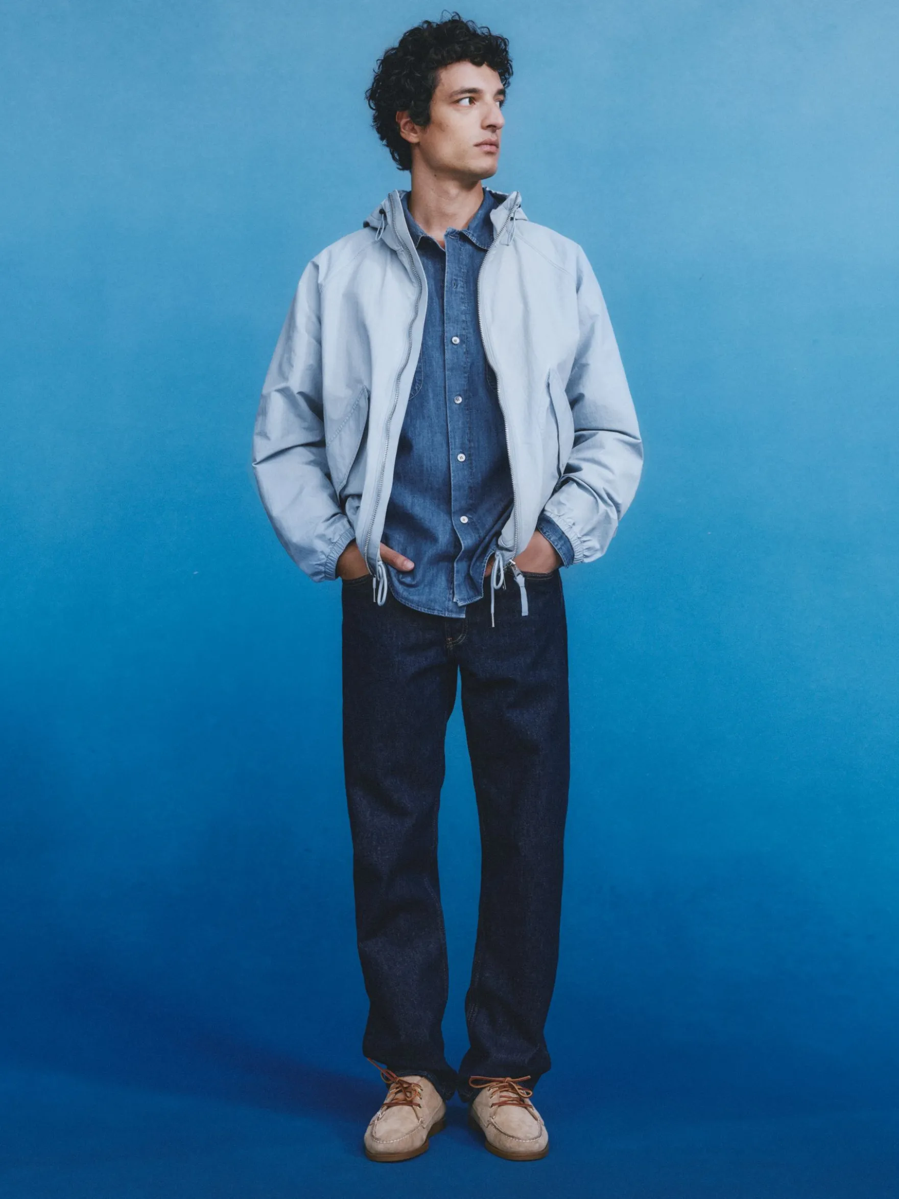 OCEAN Loose Straight Jeans