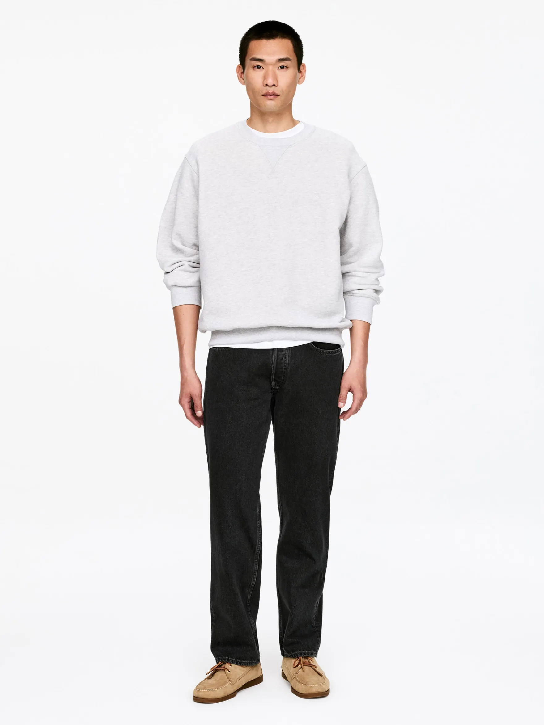 OCEAN Loose Straight Jeans
