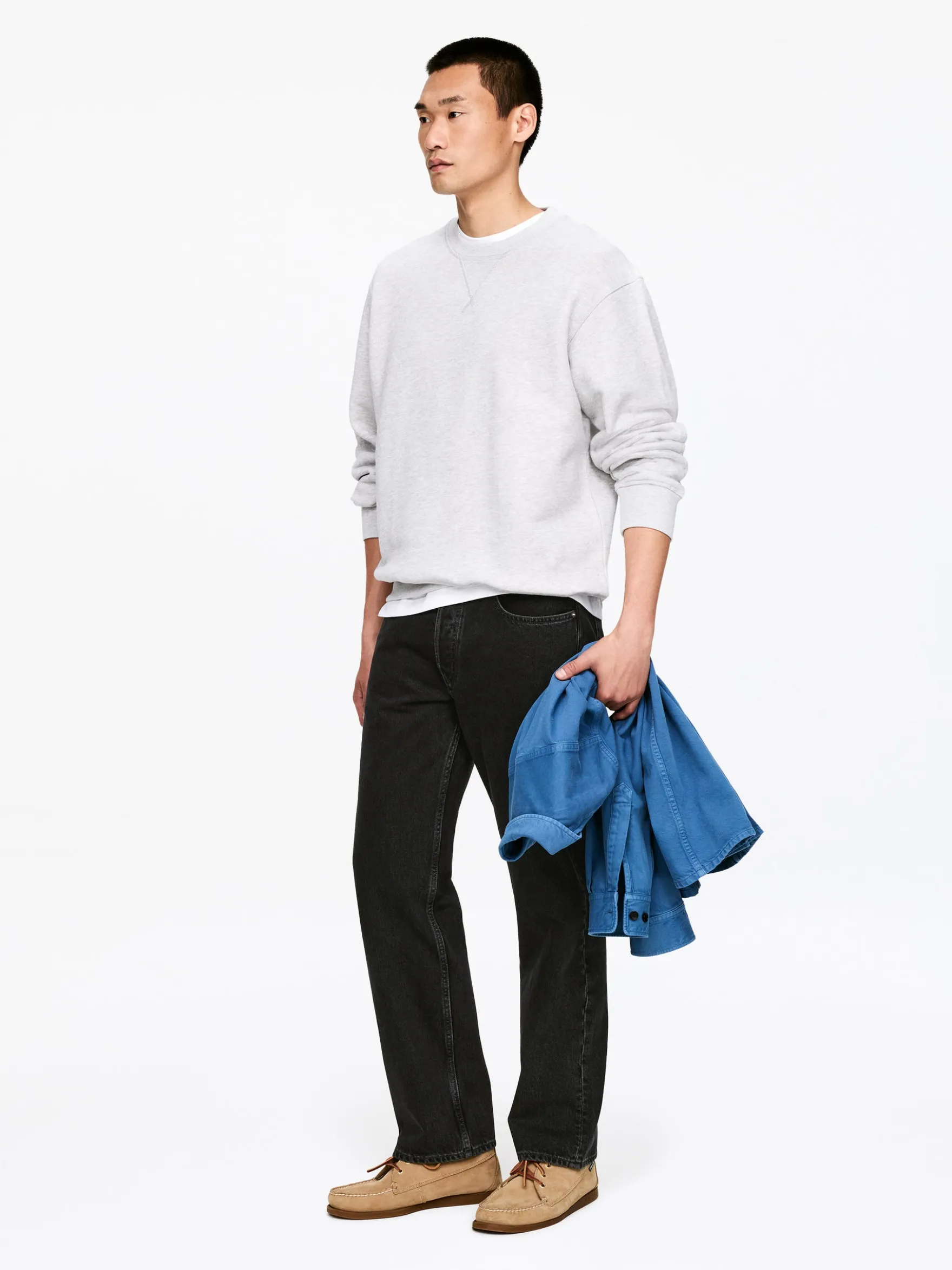 OCEAN Loose Straight Jeans