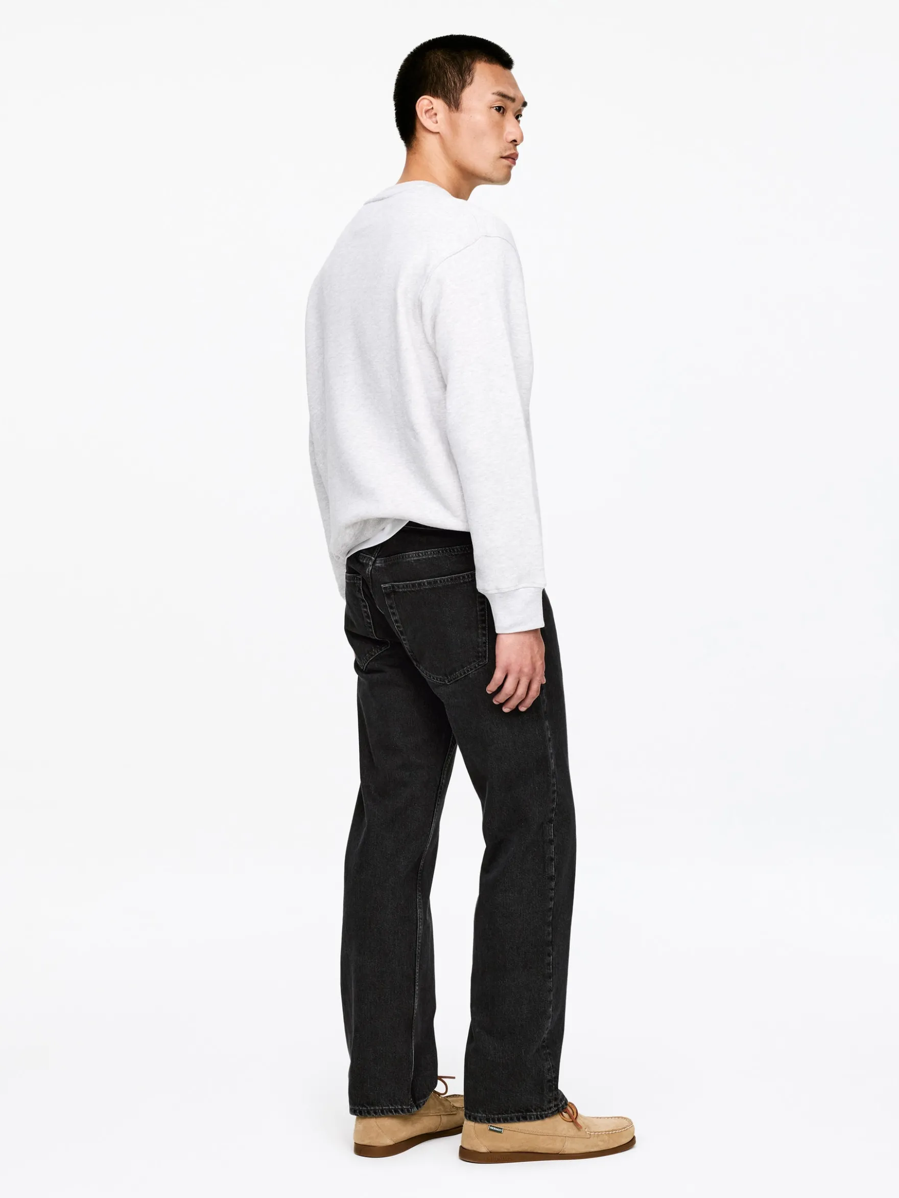 OCEAN Loose Straight Jeans