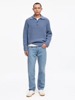 OCEAN Loose Straight Jeans