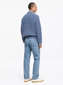 OCEAN Loose Straight Jeans