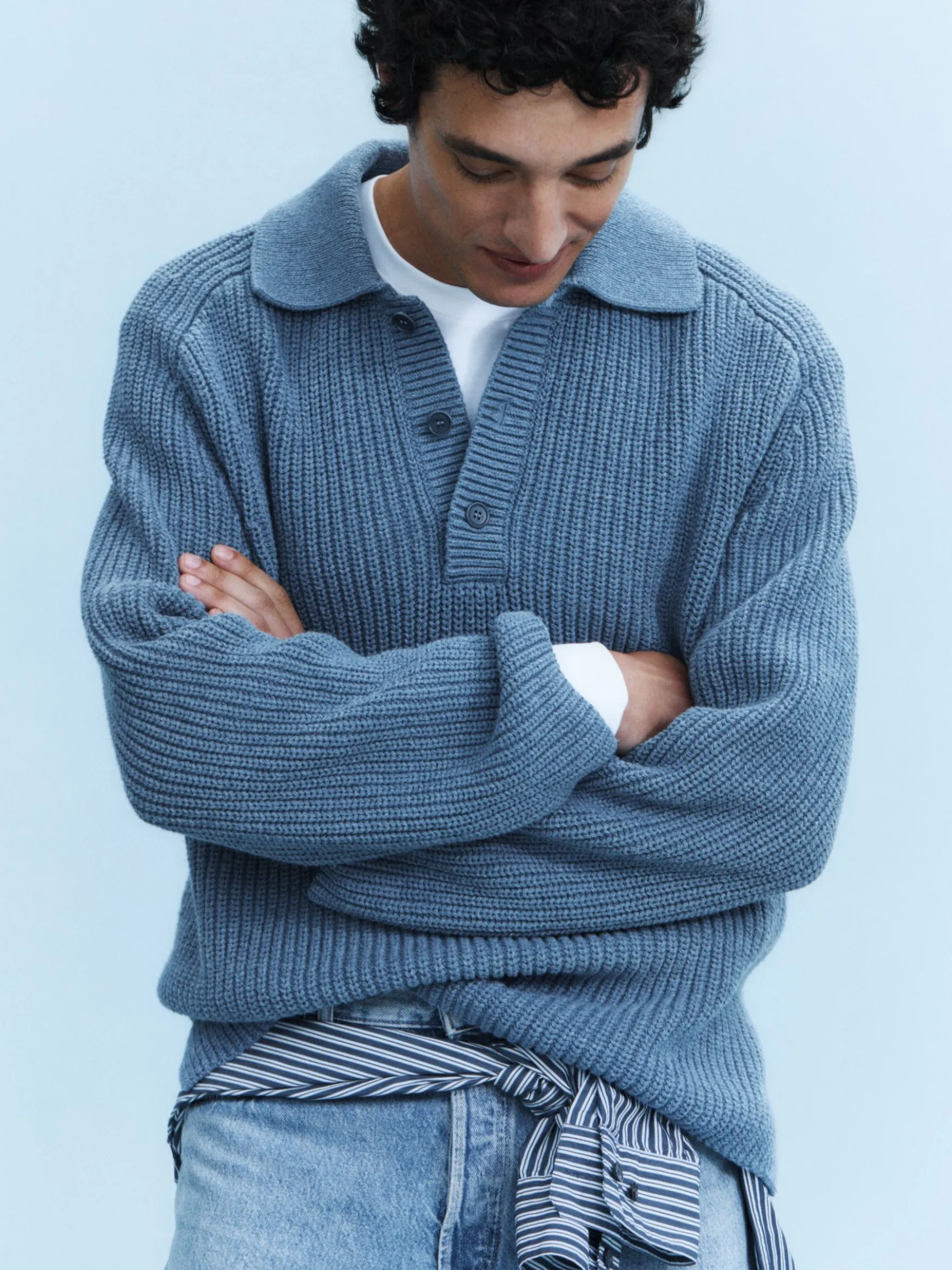 OCEAN Loose Straight Jeans