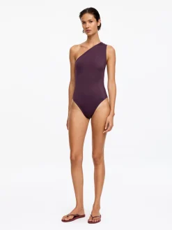 One-Shoulder-Badeanzug