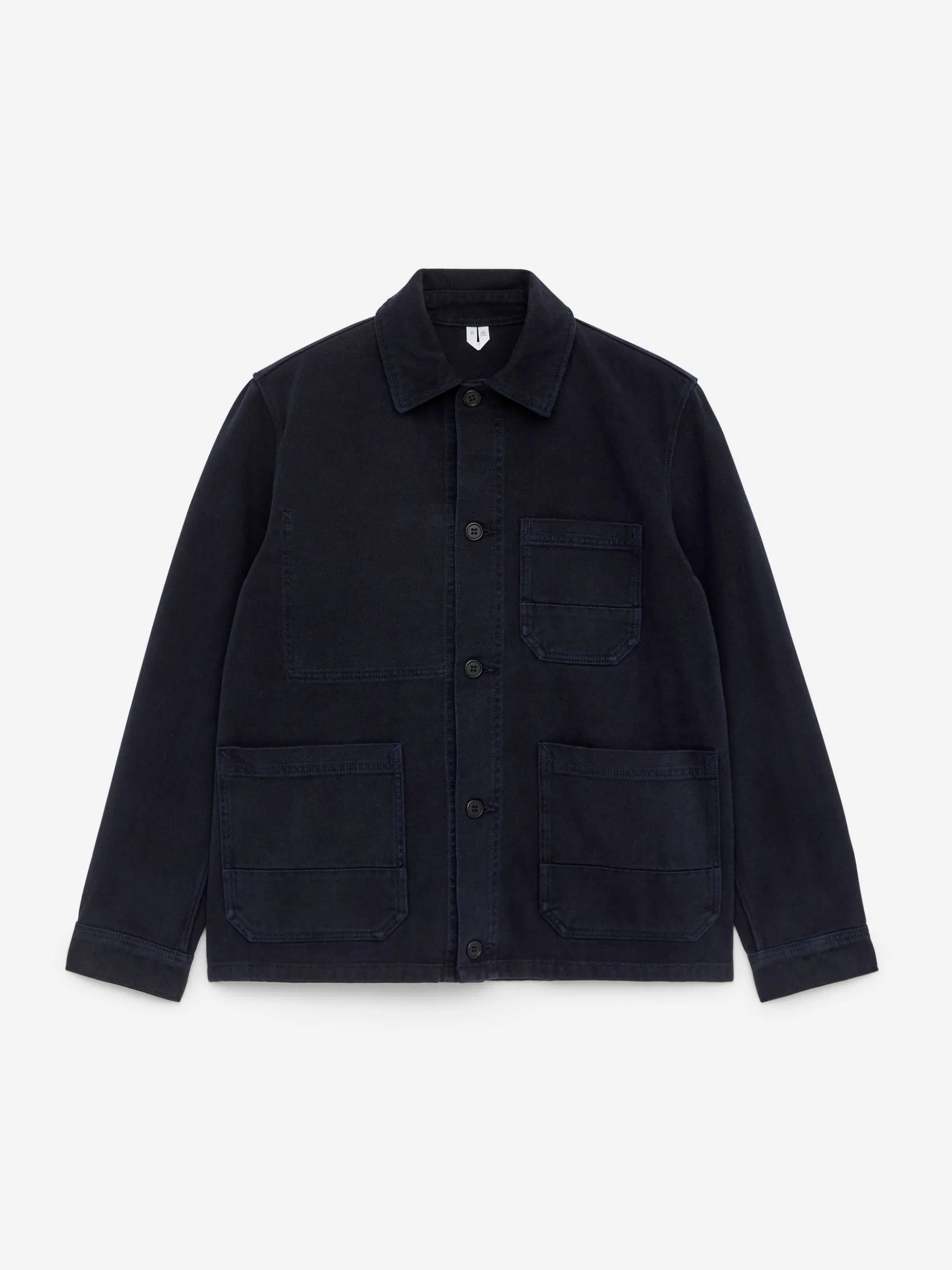 Overdyed-Overshirt aus Twill