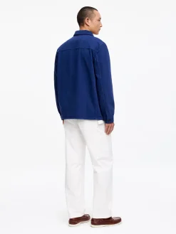 Overdyed-Overshirt aus Twill