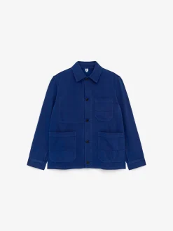Overdyed-Overshirt aus Twill