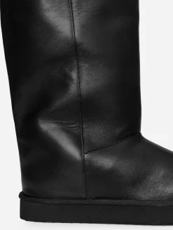 Overknee-Stiefel aus Leder