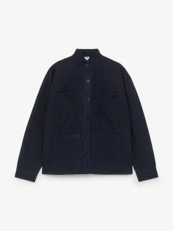 Overshirt aus Baumwolle und Leinen